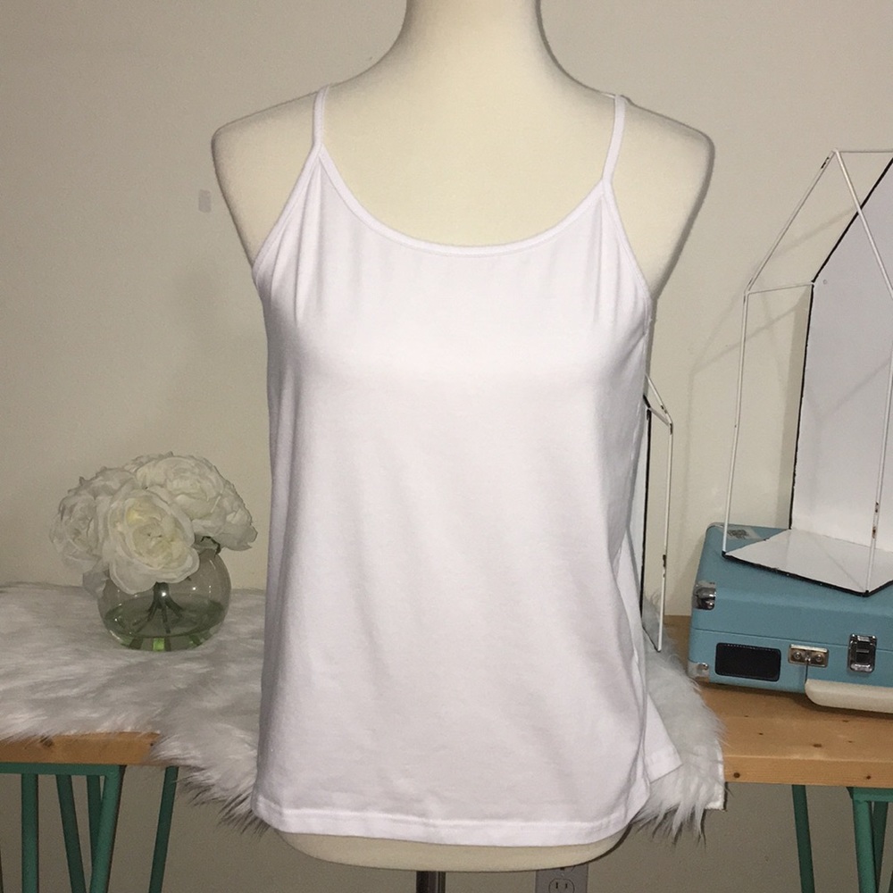 Tank Top by YOINS Size Small‎ White * Cute Back